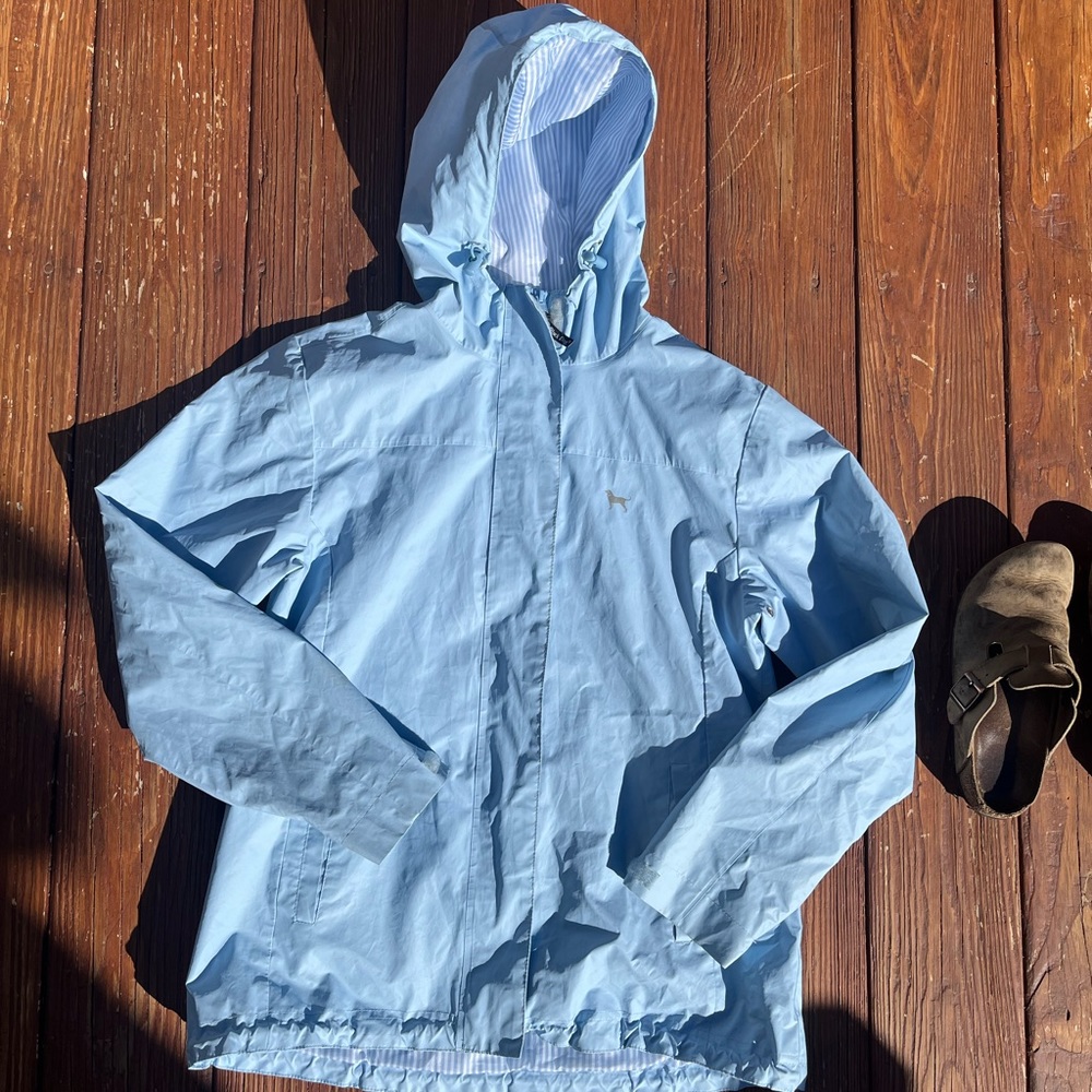 black dog rain jacket